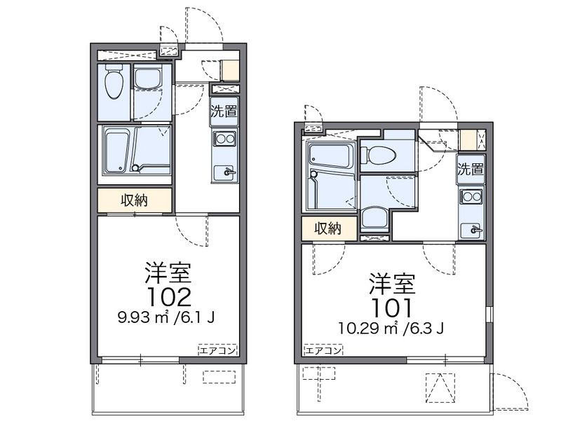 レオネクストＭｕｔｕｒａ 間取図