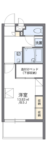 レオパレスＧトレバリー 間取り図