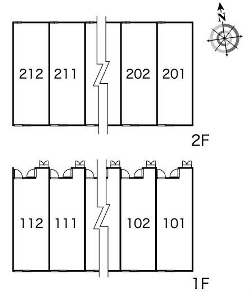 レオパレスフェニックス 間取配置図