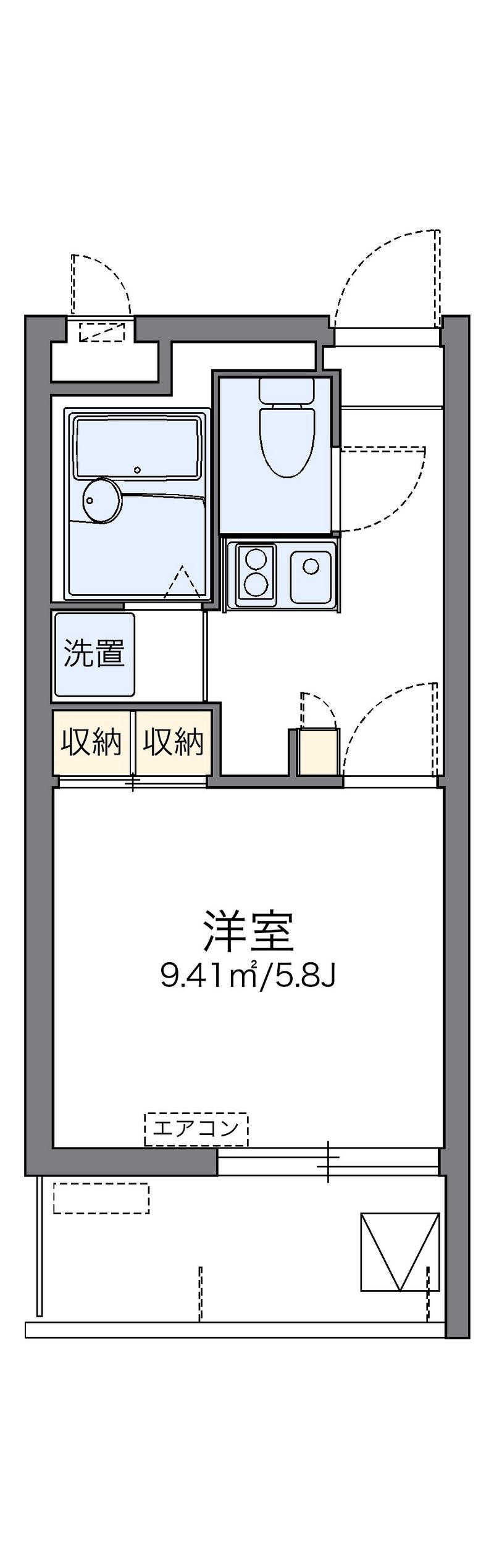レオパレスＭＩＮＥ 間取図