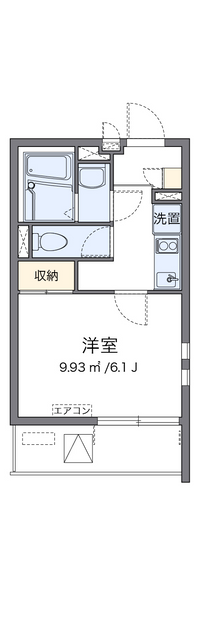 クレイノフロレゾン立川 間取り図