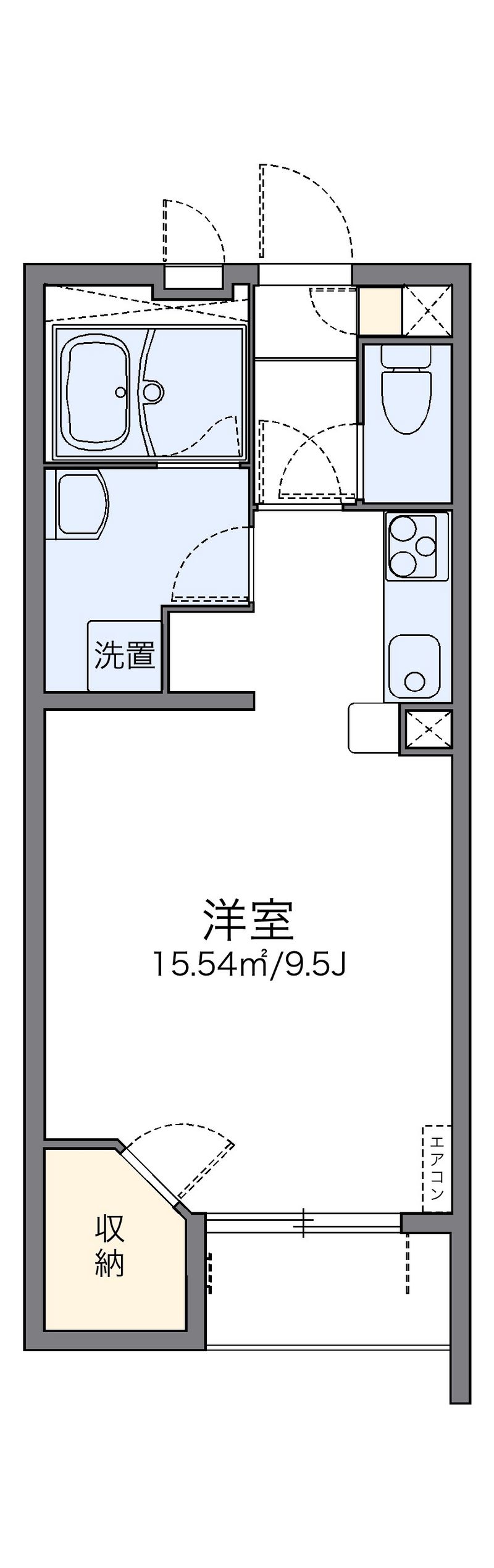 レオネクストコーラルアイル小倉 間取図