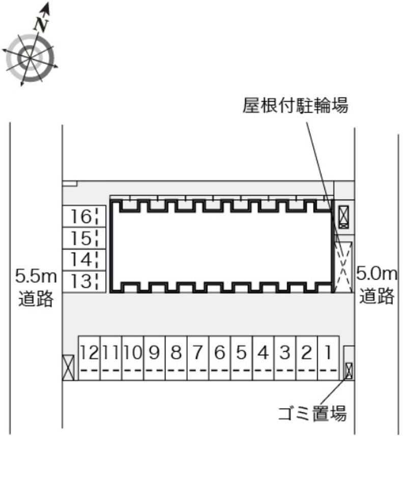 レオネクスト伊料東 駐車場
