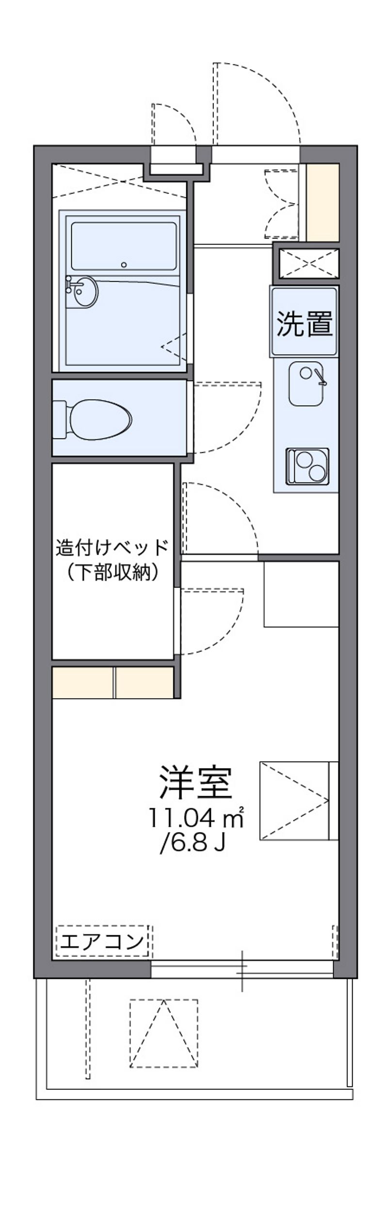 レオパレスソフィア　壱番館 間取図