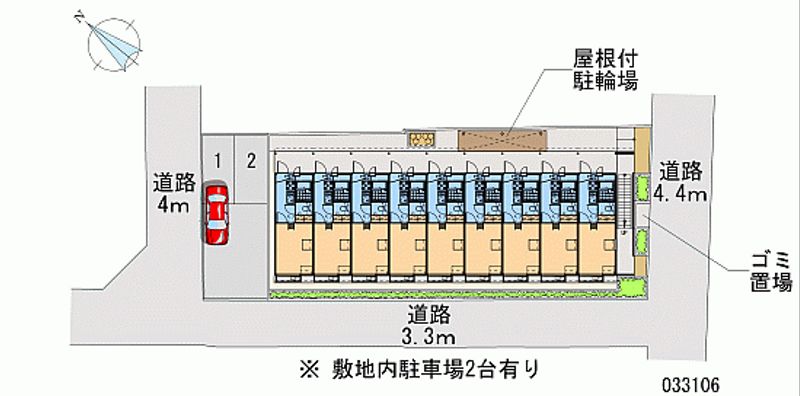 レオパレスＳＥＲＡＩ 月極駐車場