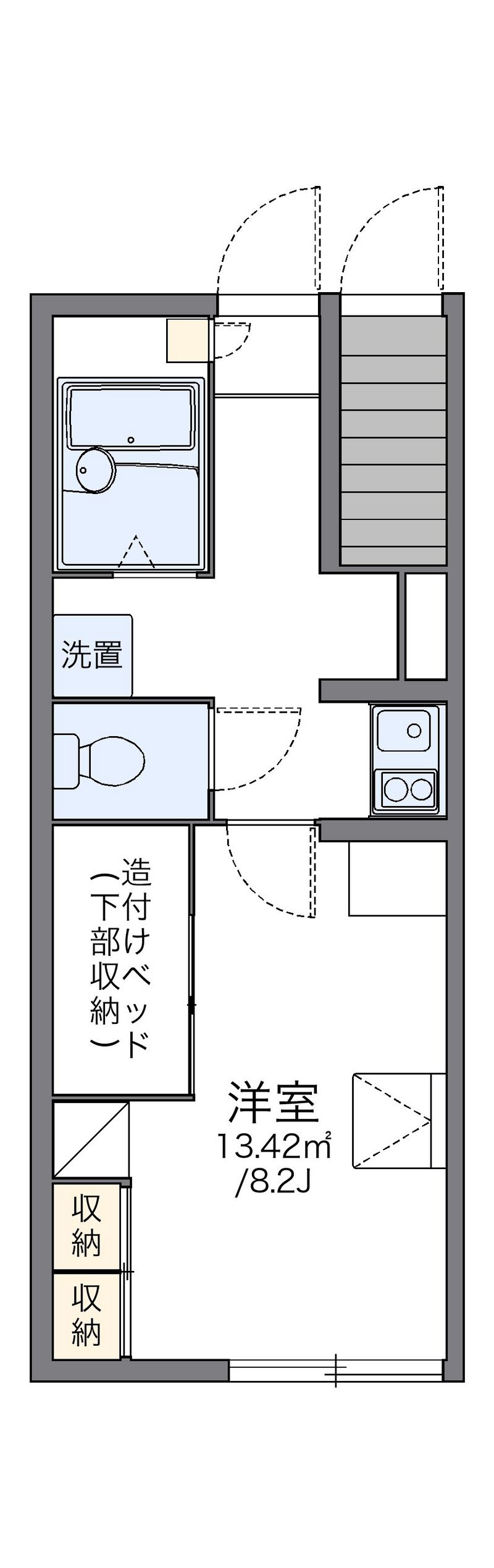 レオパレスフォレストⅡ 間取図