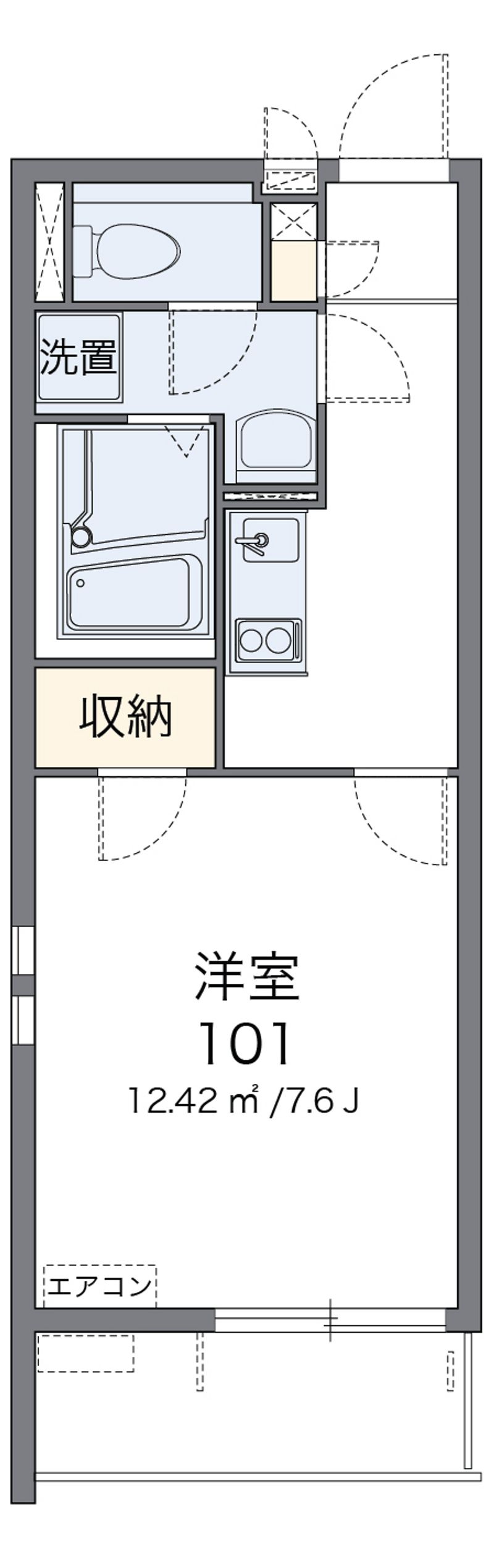 クレイノ幸成 間取図