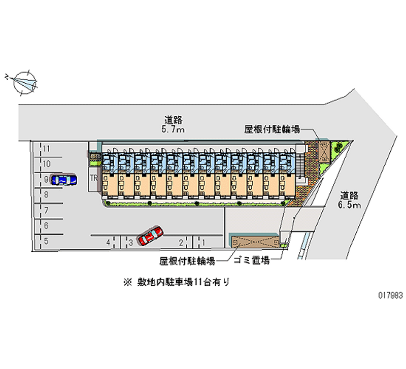 17983月租停车场