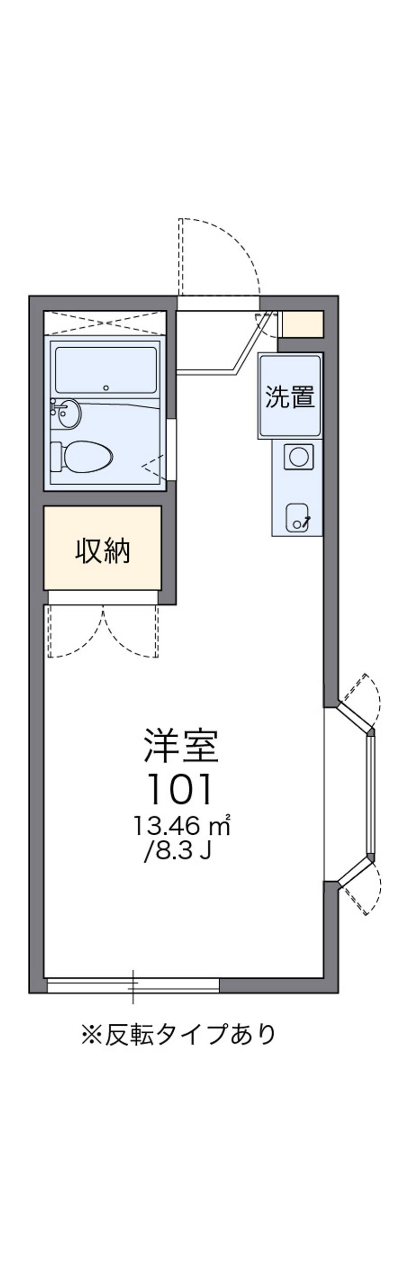 leopalace Ikeda Shimo I 户型图