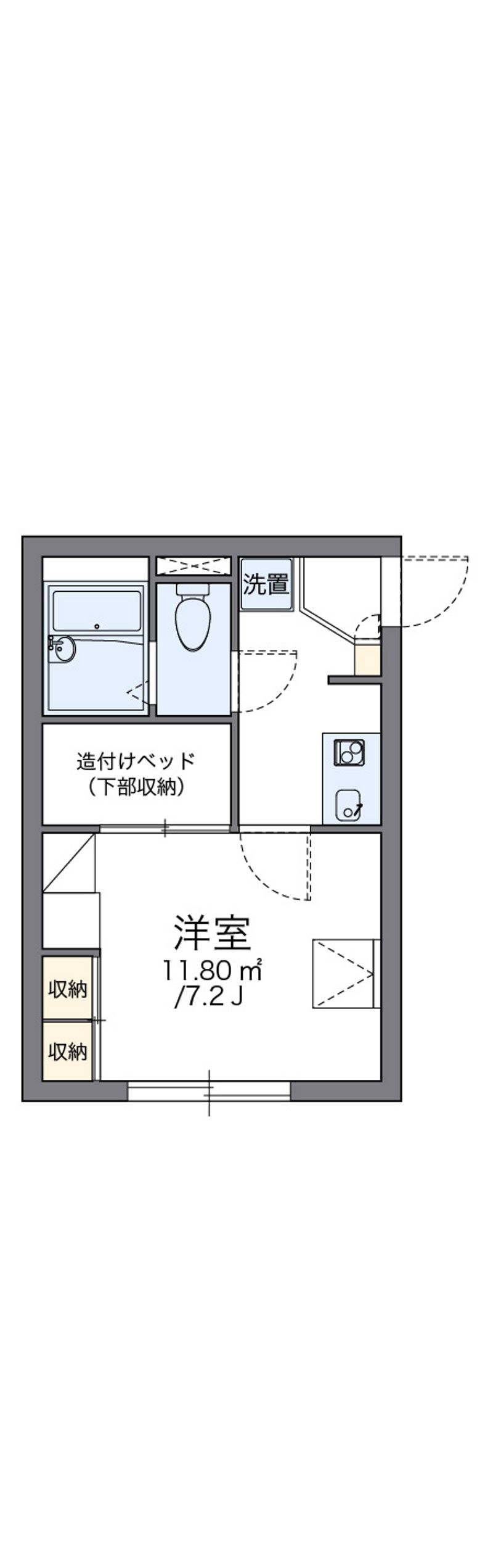 レオパレス片山町 間取り