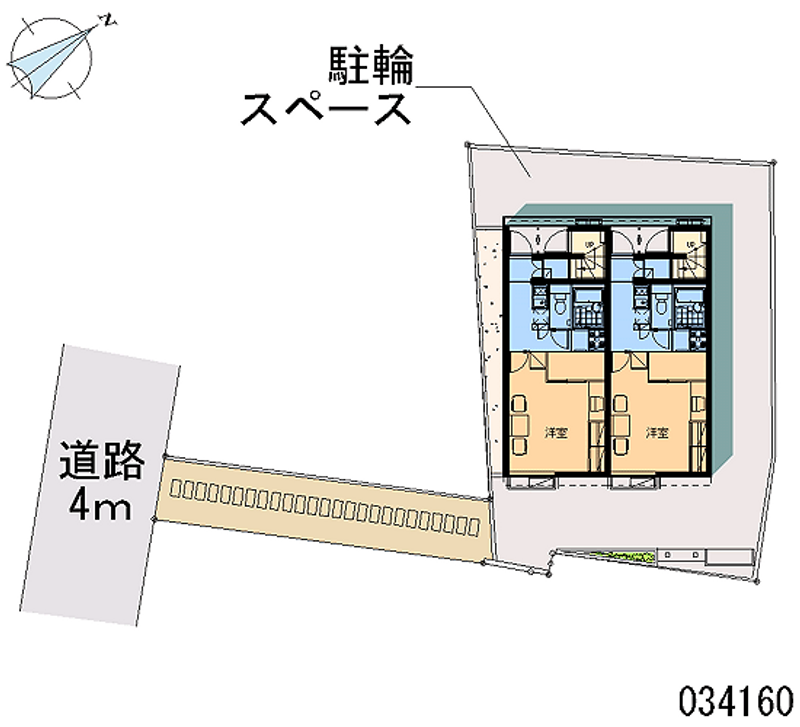 レオパレスベルタ千川 区画図
