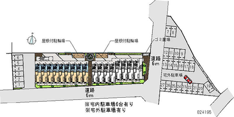 レオパレス昴５５５Ｃ 区画図