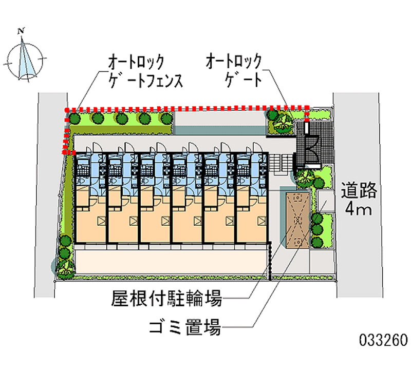 レオパレスＫＯＴＯＥ 区画図