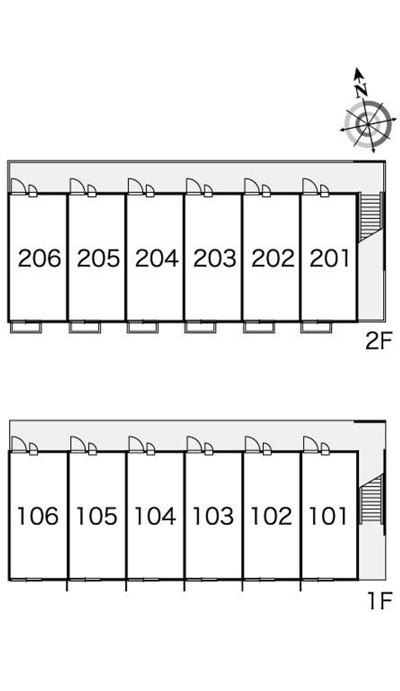 レオパレスプレミール 間取り配置図