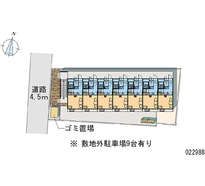 レオパレス忠 月極駐車場