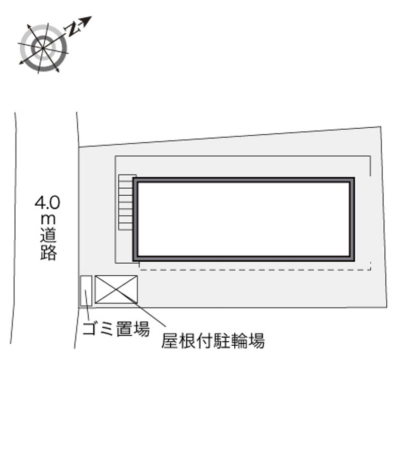 レオパレス佐藤マンション 配置図