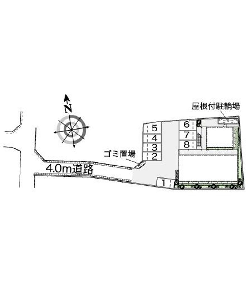 レオパレスマロンフィルド 配置図
