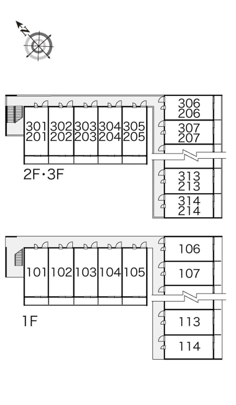 レオパレスＰＲＩＤＥ　０７ 間取配置図