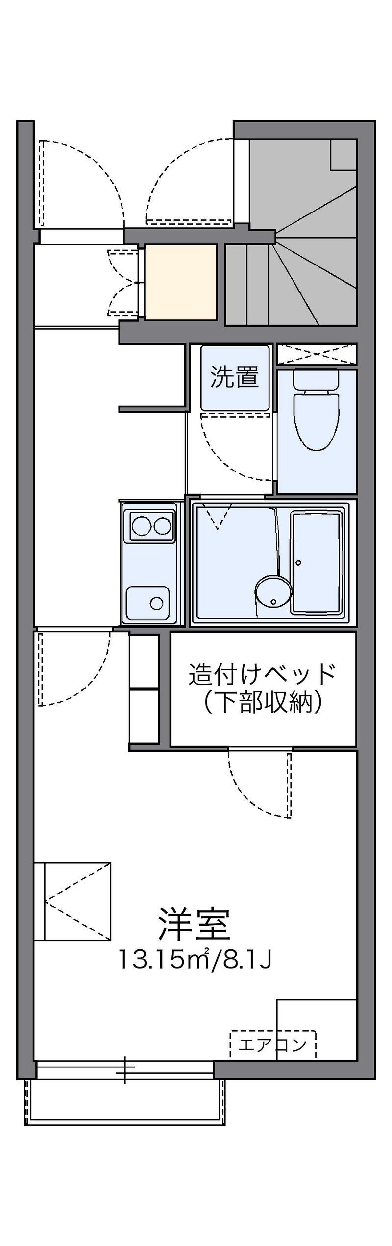 レオネクスト黄瀬川 間取図