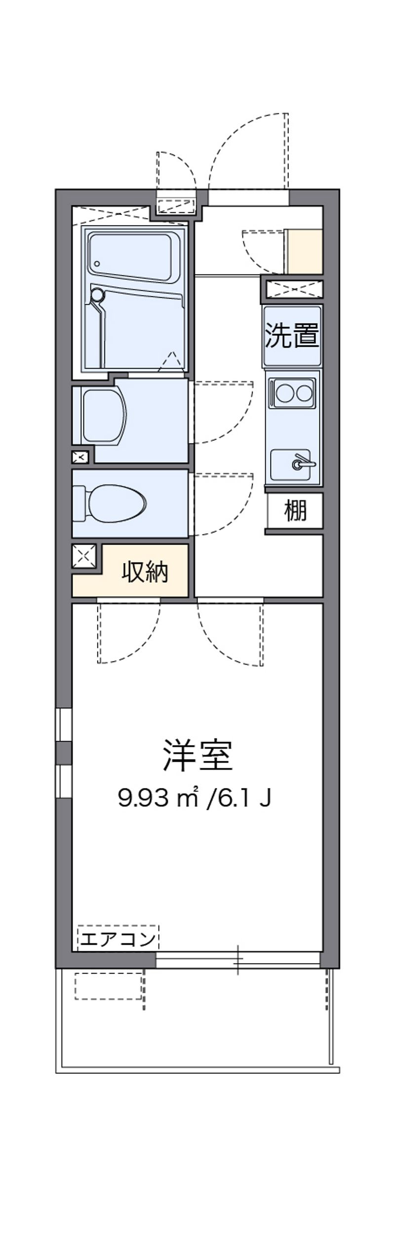 クレイノボナール 間取図