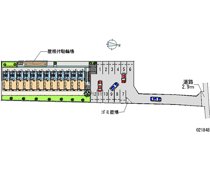 21848 Monthly parking lot