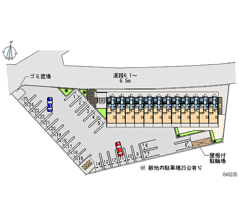 レオパレス祢宜町 月極駐車場