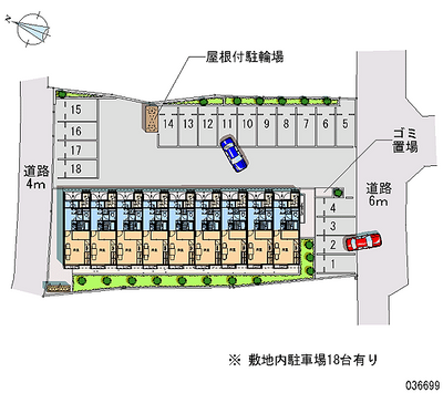 36699 Monthly parking lot