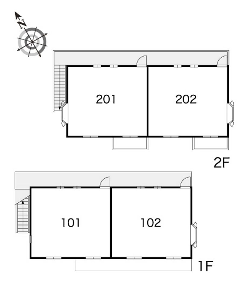 leopalace Shonan Dai2 Floor plan layout diagram