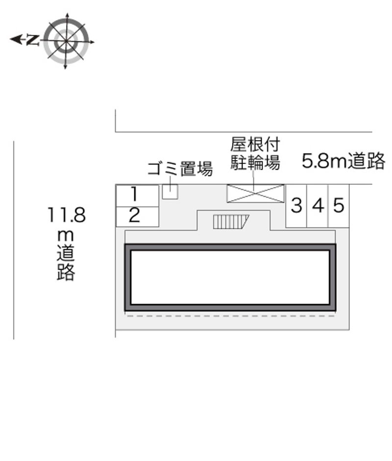 レオパレスα 配置図