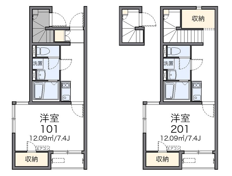 レオネクストＮａｋａｍｕｒａ 間取図