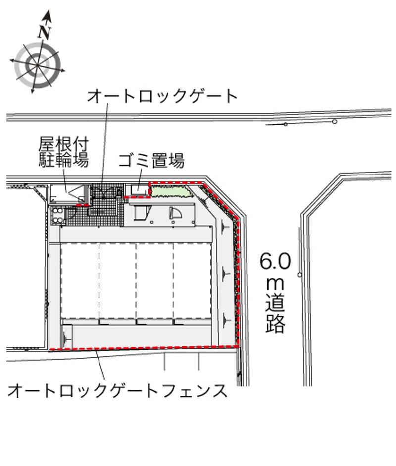 レオパレス琇 配置図