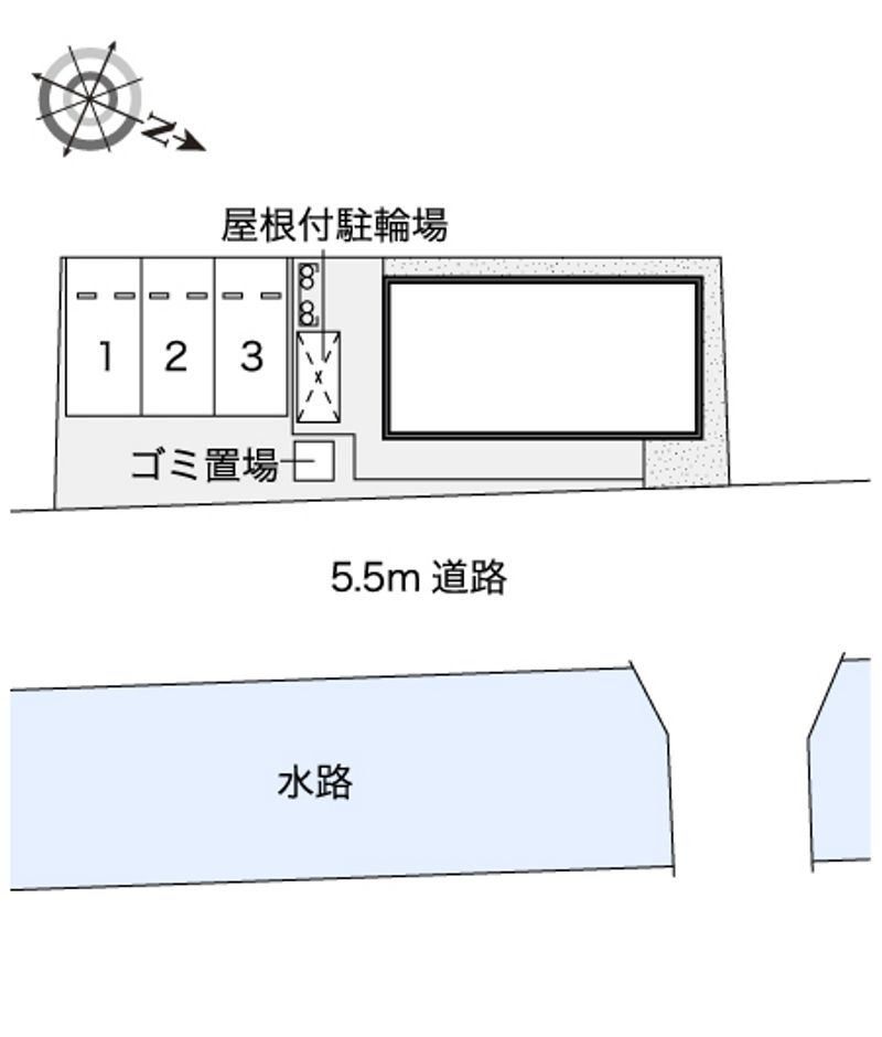 レオネクストリバーサイドＹＡＳ 配置図