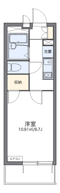 レオパレスＦＩＯＲＩ高松 間取り図