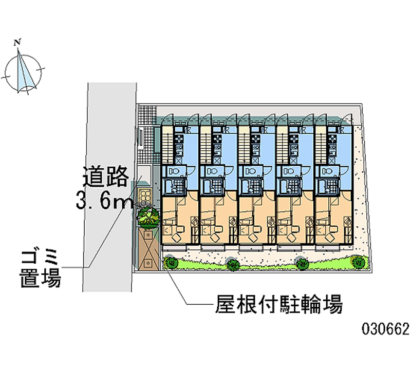 レオパレス山脇 区画図