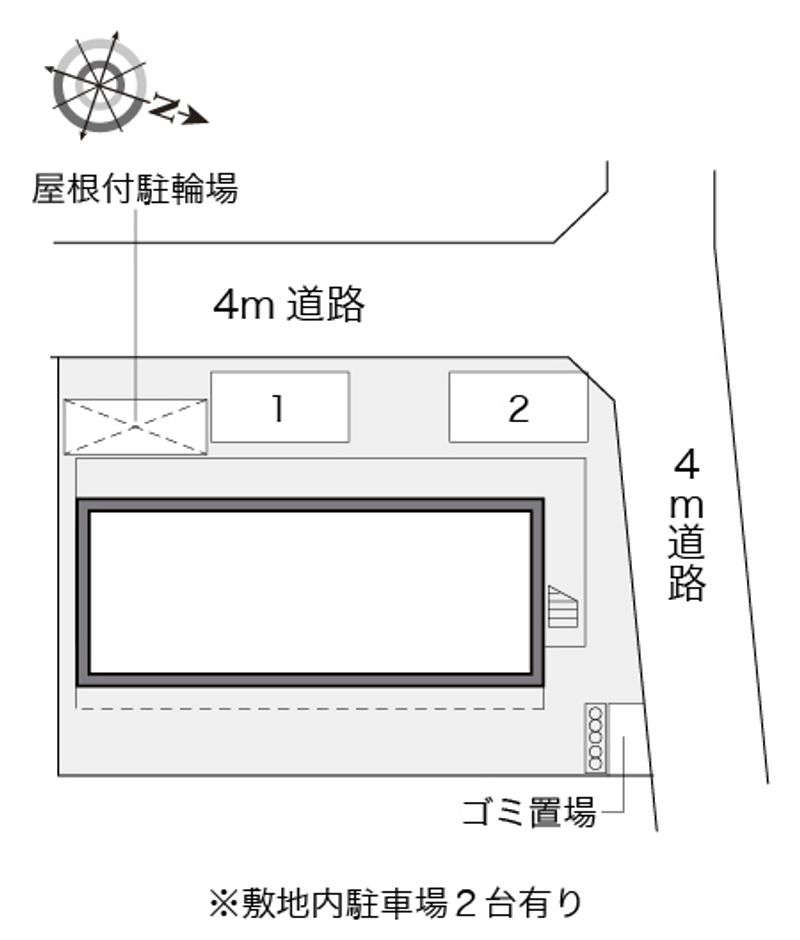 レオパレス新地 配置図
