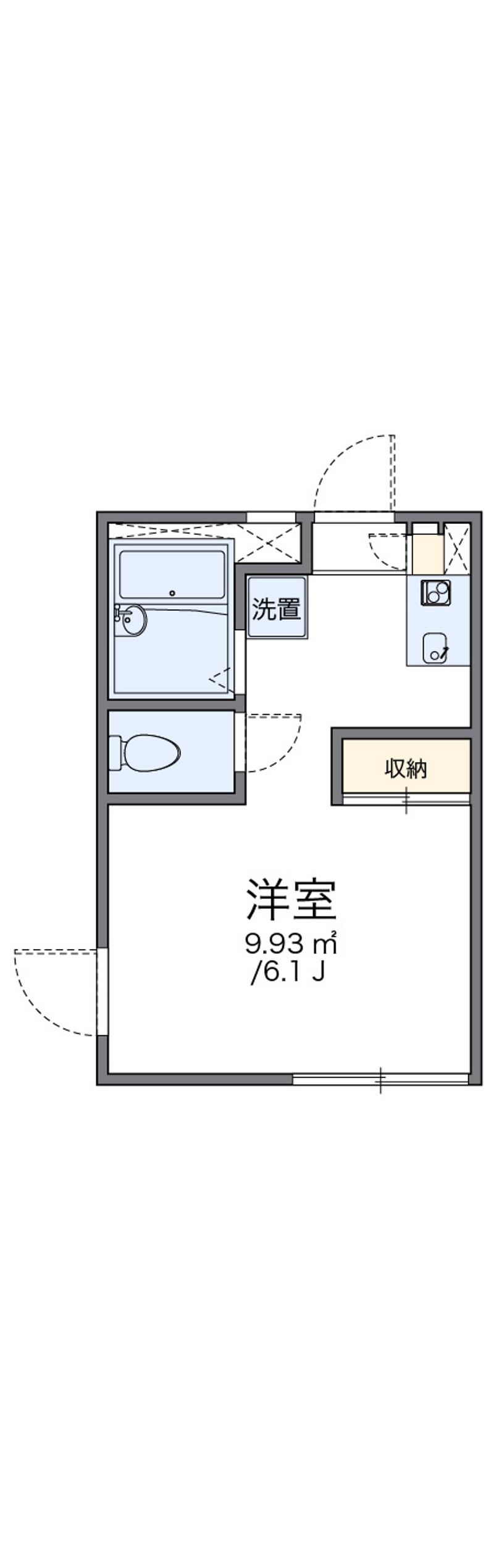 レオパレスエス 間取図