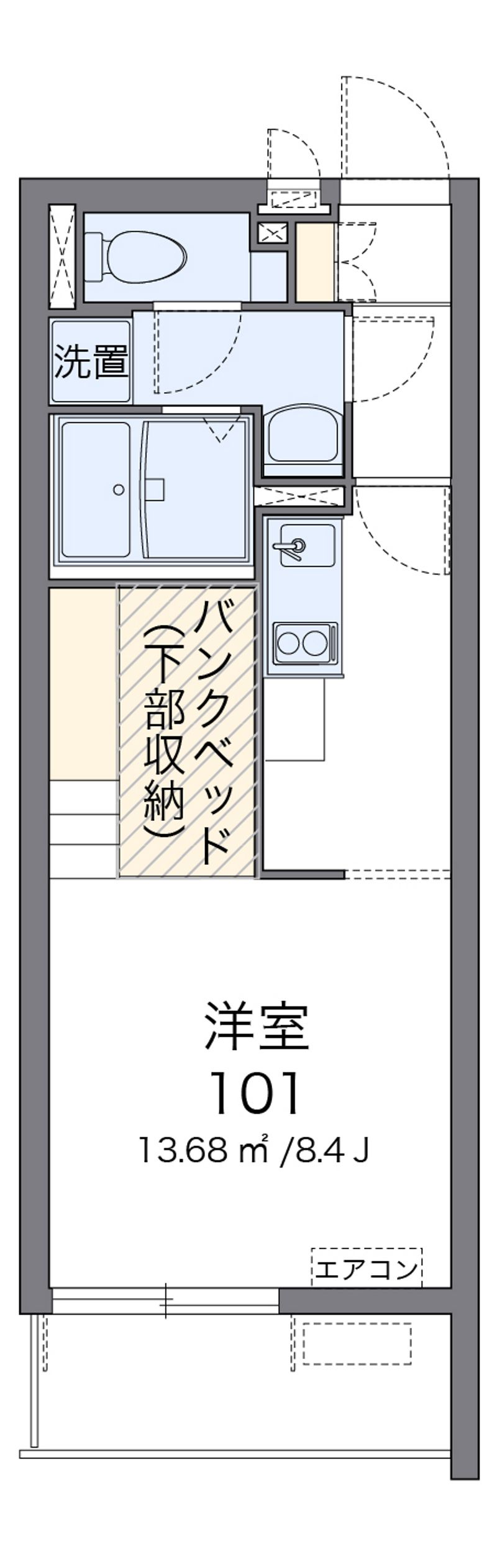 ミランダＫＲＯＮＯＳ 間取図