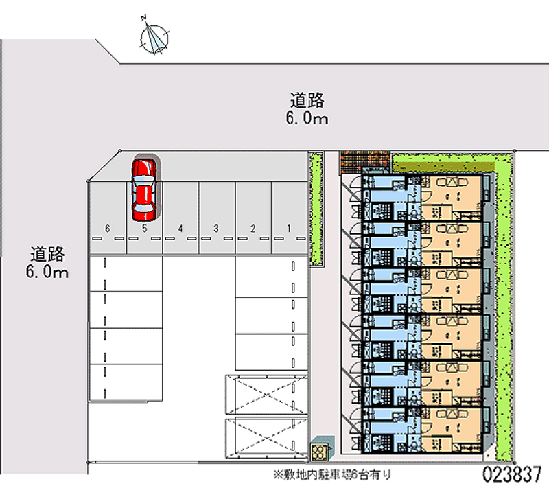 レオパレスヴェール 月極駐車場