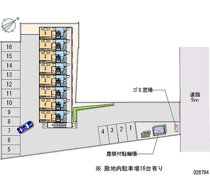 28794 bãi đậu xe hàng tháng