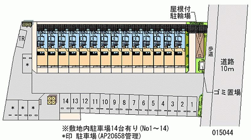 レオパレス延久 区画図