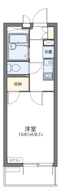 レオパレスクオラ 間取図