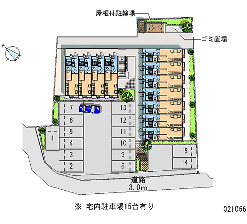 21066月租停車場