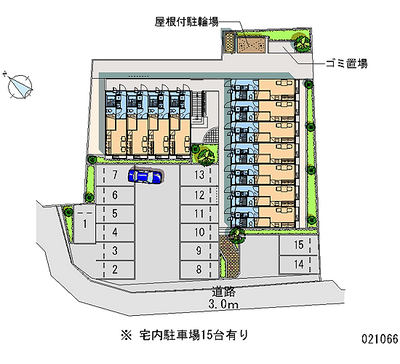 21066 Monthly parking lot