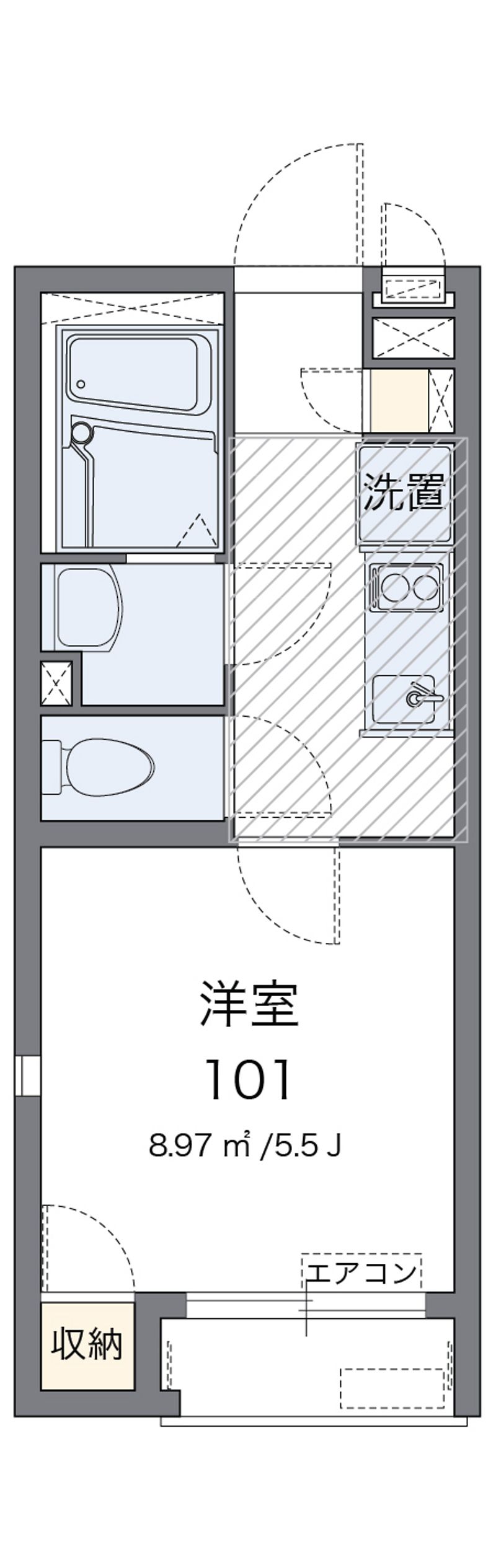 レオネクストブリッサ 間取図