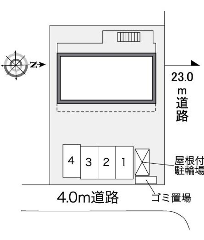 レオパレスアルカディア我孫子 配置図