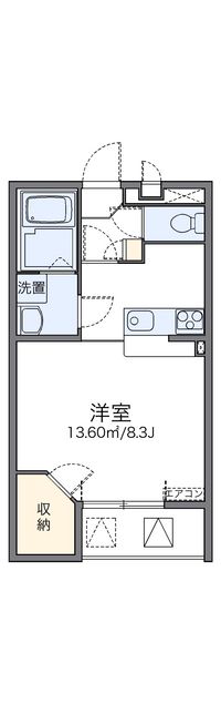 レオネクストさちＣ 間取り図