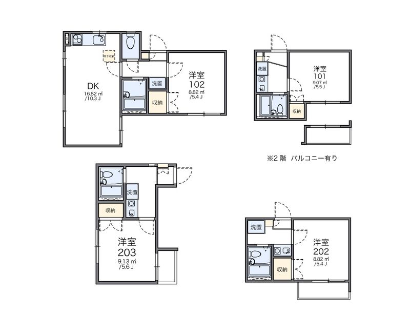 レオパレスＨＩＲＯ　 間取図