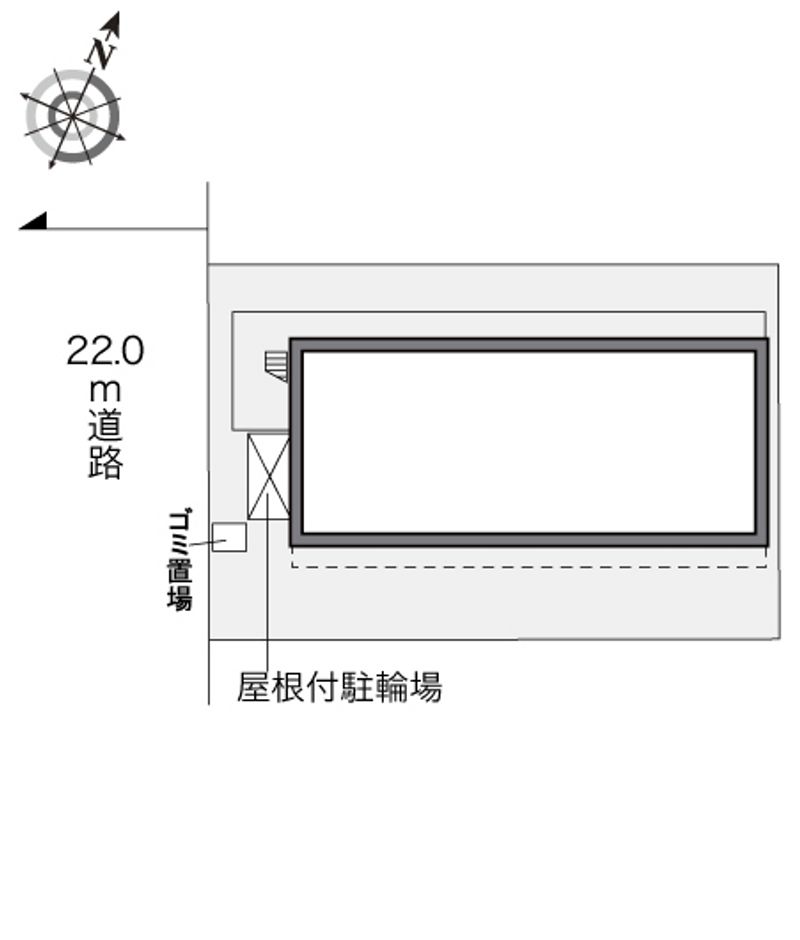 レオパレス月見 配置図