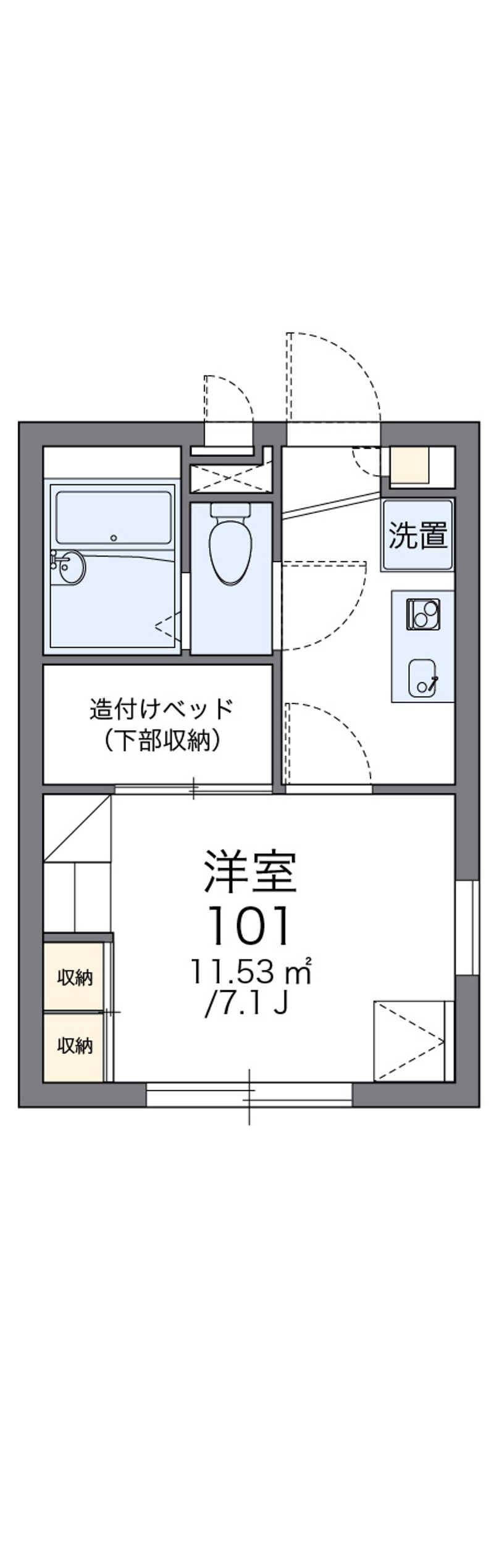 leopalace Casa Sasage Floor plan