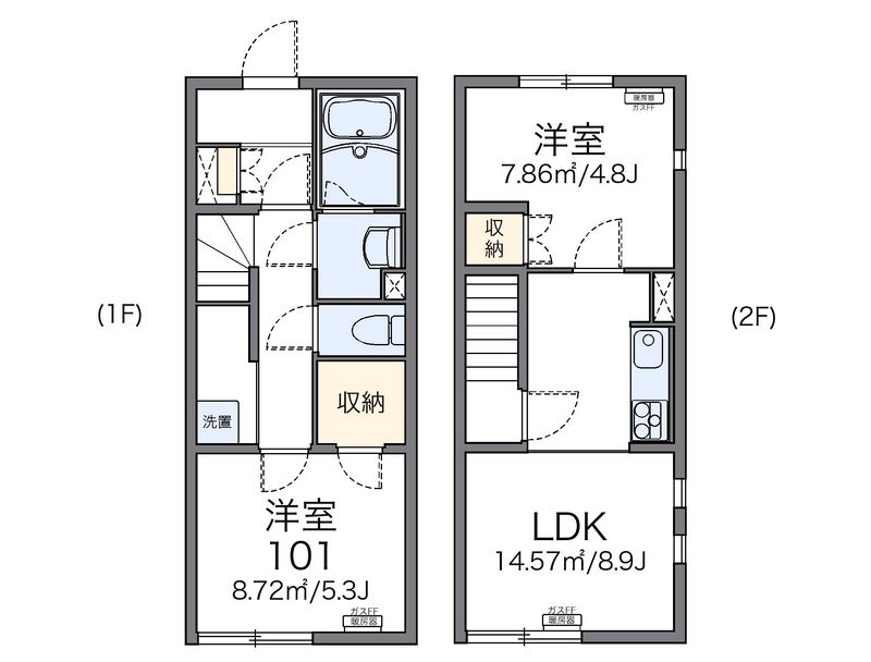 レオネクストラファミーユ 間取図